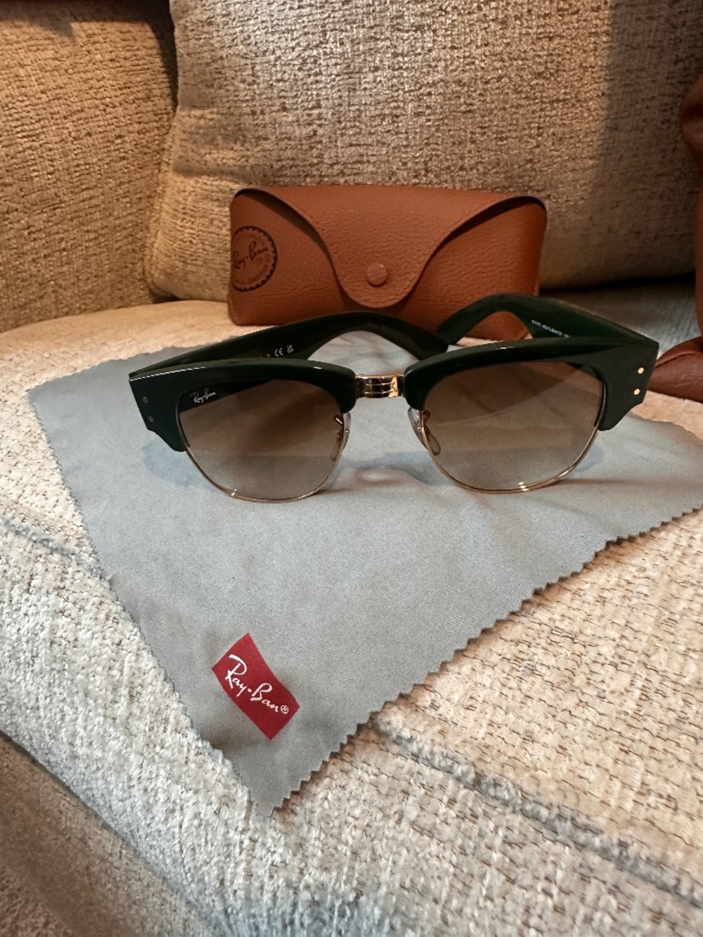 Ray-Ban RB0316S Mega Clubmaster Green Sunglasses - Picture 6 of 6